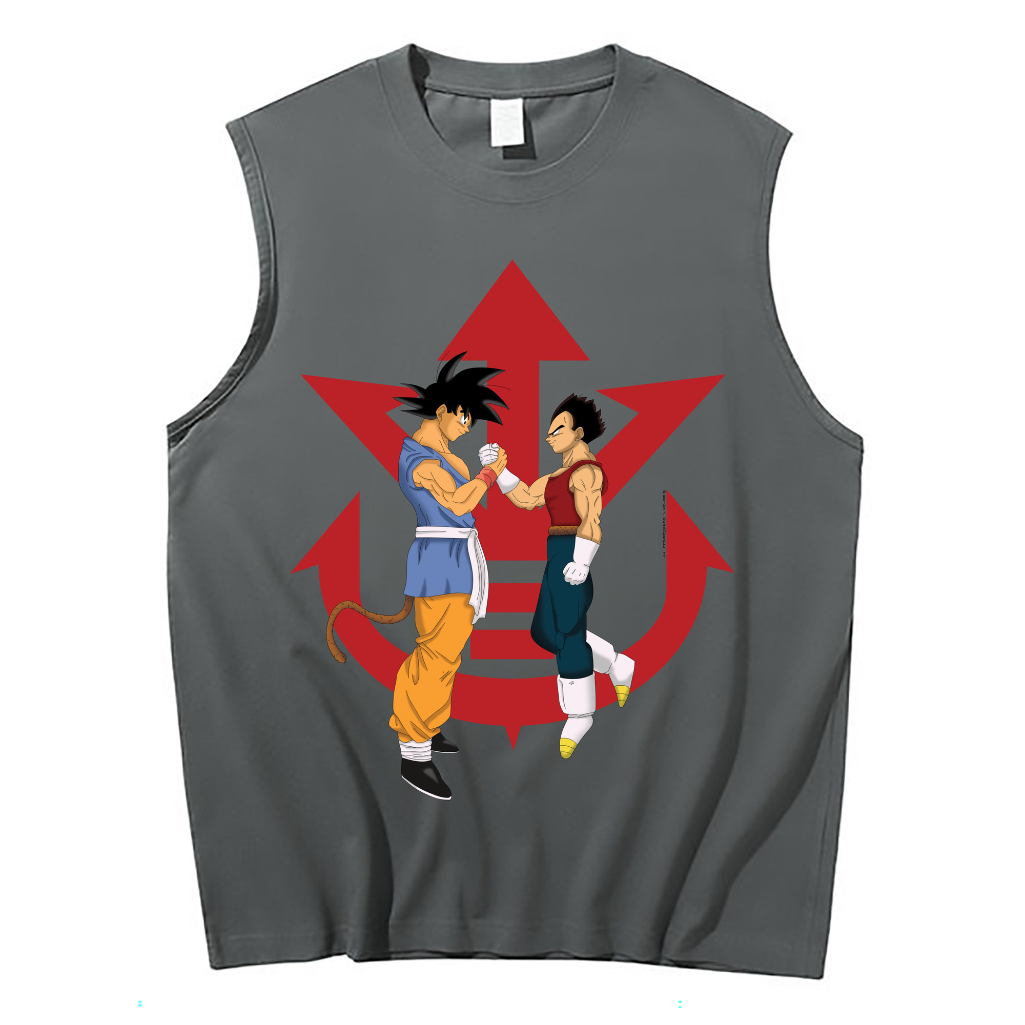 （画像用） ドラゴンボール 孫悟空（そん ごくう）Son Goku カカロット DRAGON BALL Kakarotto コットン100％タンクトップ（フロントプリント）